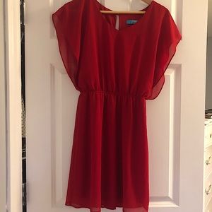 Francesca’s Red Formal Dress Size Small